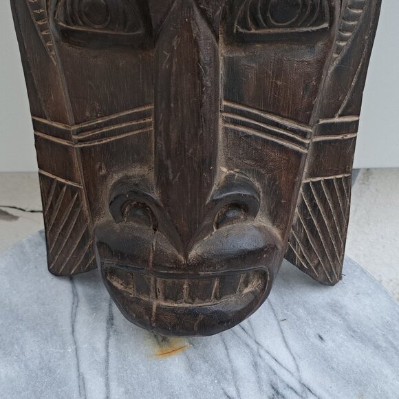 Indonesian Tribal Wall Mask - Picture 8 of 11